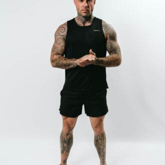 Mens Dry Tech Shorts- Black
