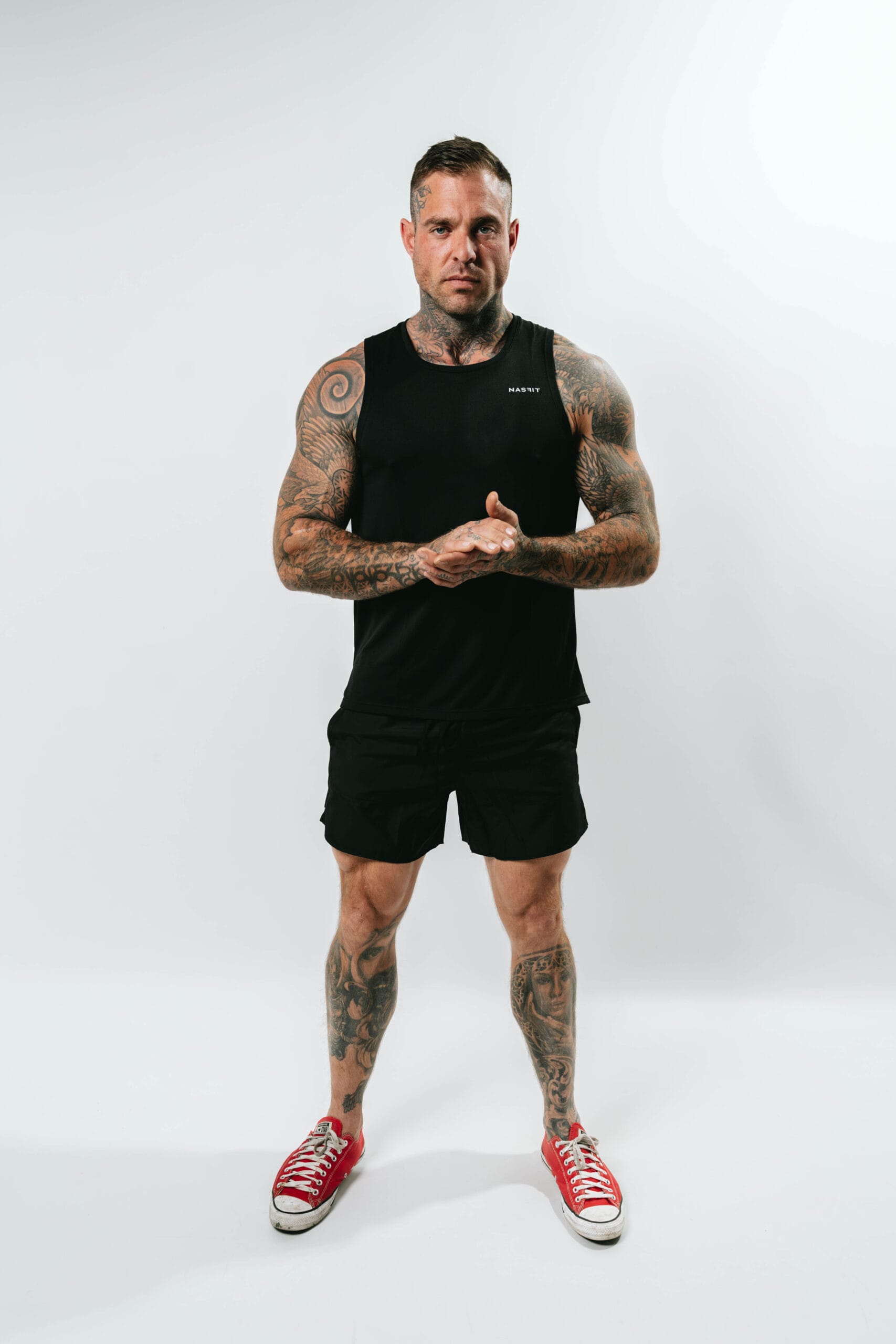 Mens Dry Tech Shorts- Black